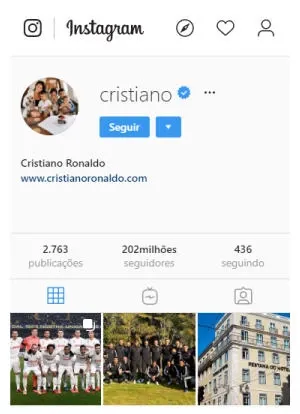 cristiano ronaldo instagram