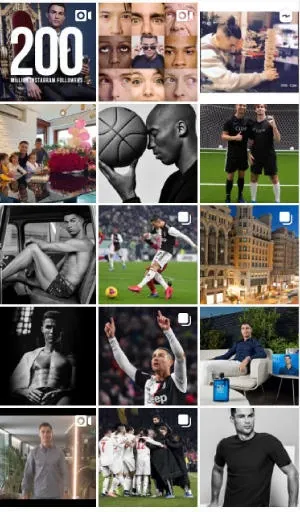 cristiano ronaldo conta instagram