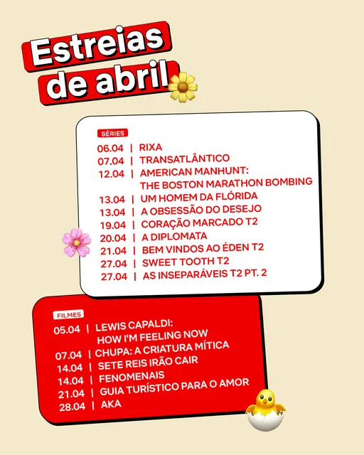 estreias netflix abril