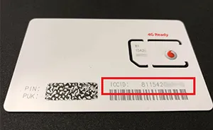 ICCID Vodafone