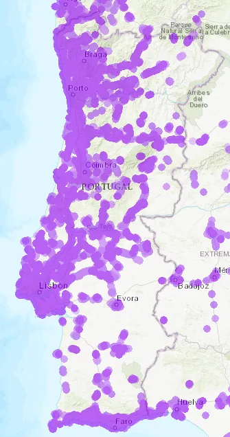 mapa cobertura 5G portugal