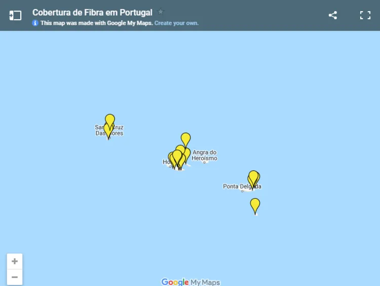 mapa cobertura ilhas