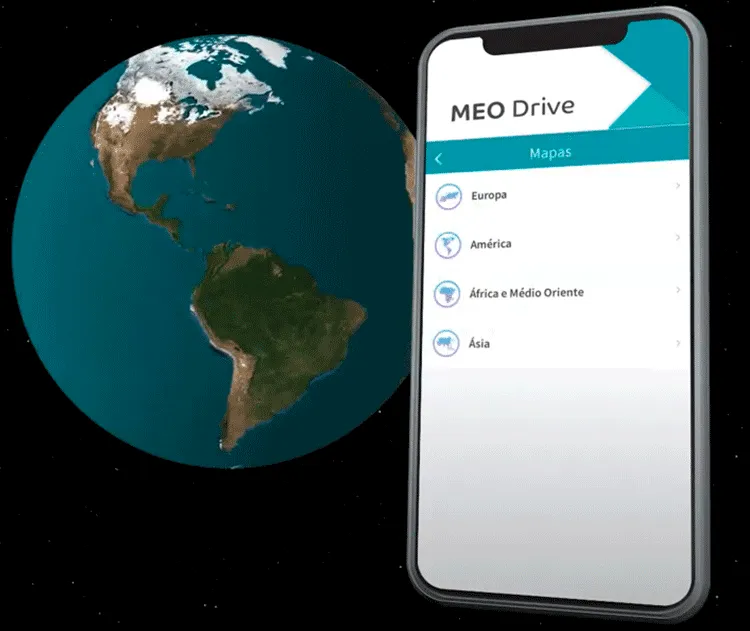 Mapas Mundo MEO Drive