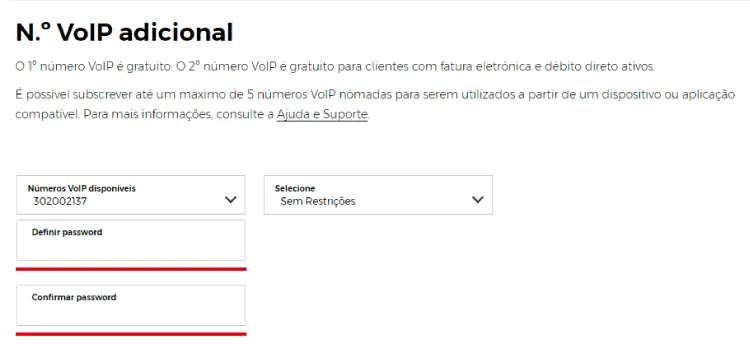 escolher numeros voip da meo
