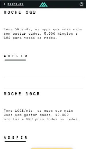 Mudar Tarifário Moche
