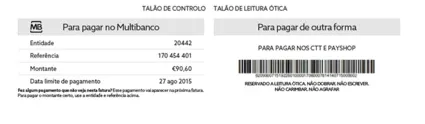 fatura nos pagameto