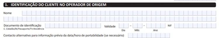 dados formulario portabilidade uzo